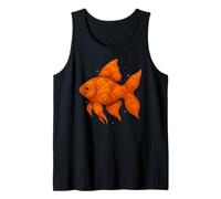 Pesce rosso Arancione Nuvole Stelle Ragazzi Ragazze Bambini Canotta