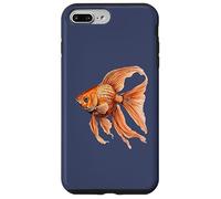 Pesce rosso Fantail colorato arancione dettagliato Custodia per iPhone 7 Plus/8 Plus