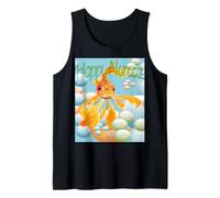 Pesce Rosso Norooz Happy Cielo-Blue Wishes Canotta