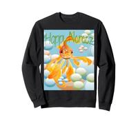 Pesce Rosso Norooz Happy Cielo-Blue Wishes Felpa