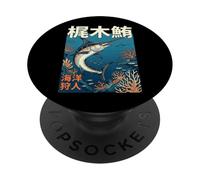 Pesce Spada Giapponese Pescatore D'acqua Salata PopSockets PopGrip Adesivo