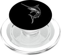 Pesce Spada Illustrazione Pescatore Di Profondità PopSockets PopGrip per MagSafe
