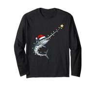 Pesce Spada Natalizio Pesca Divertente Festivo Maglia a Manica