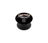 Pesce spada pescatore pesca grafica pesce papà uomini ragazzi PopSockets PopGrip Adesivo