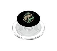 Pesce spada vintage e ancora pescatore pesca fauna selvatica PopSockets PopGrip per MagSafe