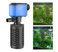 Pesce Tank Pump and Filter System, Powerful Oxygenation Pond Pump, Internal Aquarium Filtrazione, High-Efficiency Water Cleaner, Ideal for Home, Bedroom, Living Room Aquariums