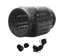 Pesce Trap, Crayfish Gabbia, Portatile Folding Net, Sturdy Granchio Catcher Tool, Compact Fishing Equipment for Eel Shrimp Turtle Use in Lake Pond Saltwater Freshwater Outdoors, 19,69 x 7,48 x 7,48