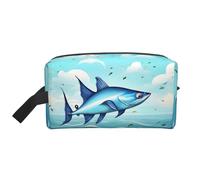 Pesce volante negli oceani stampa moda borsa cosmetica organizer, accessori da viaggio donna organizzatore cosmetico borsa, Pesce volante negli oceani, Taglia unica
