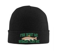 Pesce Want Me Donne Paura Me Meme Cappello Lavorato A Maglia Berretti Cappello Autunnale Caldo Nuovo Cappello per Uomo Donna Regali Viaggi Campeggio All'aperto