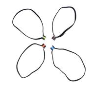 Pesce Wire Loop Tackle - Set di 4 anelli per con punta ad anello, connettori leggeri per bobina, resistenti per la a mosca, per leader, gestione della linea, attacco rapido