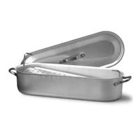 Pescera con coperchio e griglia professionale FASA in alluminio puro