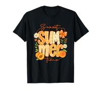 Pesche floreali vivaci di Sweet Summer Time Maglietta