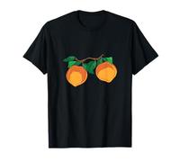 Pesche Frutta sul Ramo Dell'albero Maglietta