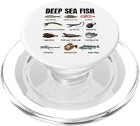 Pesci di mare profondo Biologia dell'oceano e scienze marine Educative PopSockets PopGrip per MagSafe