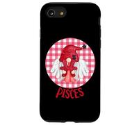 Pesci Giardino Gnome Zodiaco Compleanno a quadretti Carino Paese Custodia per iPhone SE (2020) / 7 / 8
