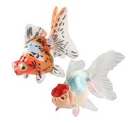 Pesci Piccoli - Decorazioni Cucina Pesce - 2 Decorazioni Galleggianti Realistici Colorati per Bambini Vasca Piscina Vasca da Bagno Casa Acquario Ambienti Creativi