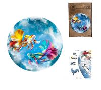 Pesci Segno Zodiacale Unico Puzzle In Legno 200 Pz 32Cm Di Fantasy Puzzle
