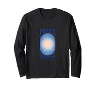 Pesci Zodiaco Cuore di Un sognatore Oceano Celeste Anima Maglia a Manica