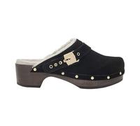 PESCURA ROBIN Suede/Sheepskin Black