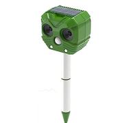 Pesderty 1 PZ Repellente per Cani Ad Ultrasuoni Repellente per Animali Solare con Verticale Deterrente per Animali Impermeabile Ad Energia Solare