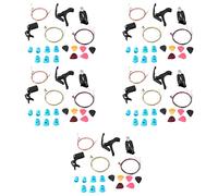 Pesderty 1 Set di Accessori per Chitarra Set di Strumenti per Cambiare Il Tono 'Ukulele Strumento per Cambiare Le Corde della Clip Plastica + Silicone + ABS + Elettronica