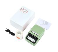 Pesderty B21 Stampante Termica Wireless per Etichette con Codici Un Barre per Mini Stampante Bluetooth Tascabile Commerciale da Ufficio con Etichetta,Verde