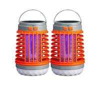 Pesderty Bug Bulb Zapper, Bug Bulb Blast PRO Portable Zapper per Zanzare, Bug Bulb Zapper per Esterni e Interni (2 Pezzi)