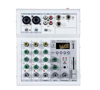 Pesderty Console Mixer DJ Digitale Professionale Mixer Audio A 4 Canali con Porta USB Supporta la Connessione Bluetooth Riproduzione Facile da Usare