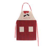 Pesderty Grembiuli Natalizi con Tasche - Resistente All'Acqua per, Regali Natalizi, Forniture per la Cucina di Natale, Durevoli e Facili da Usare 80,5 X 54,5 X 0,3 cm