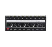 Pesderty HA800S Amplificatore Audio Ultra Compatto Mini Amplificatore per Cuffie Stereo A 8 Canali Amplificatore di Potenza con Commutazione Stereo Spina UE di Facile Installazione
