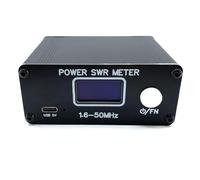 Pesderty Misuratore di Potenza per Onde Stazionarie con Display Digitale da 150 W, Pratico e Portatile, Misuratore di Potenza per Banda A Onde Corte HF