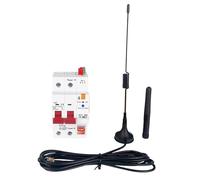 Pesderty Misurazione Wifi Graffiti con Protezione Dalle Perdite Cancello Elettrico Interruttore Automatico 2P Domestico 63A Interruttore Principale Timer, Tipo B Durevole Facile da Installare Facile d