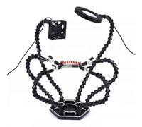 Pesderty Terza Mano Saldatura PCB Supporto Strumento Helping Hands Hobby Stazione di Saldatura USB Ventole di Raffreddamento DC 6 Pezzi Bracci Flessibili B