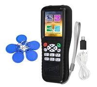 Pesderty X100 Lettore Scrittore di Smart Card RFID NFC + 5 CUID per Duplicatore RFID Lettore di Schede ID IC Programmabile Copiatrice di Chiavi Criptate