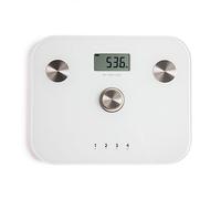Bilancia impedenziometrica dinamo - LIVOO - DOM465W - Senza batteria - 6 indicatori - Max 150 kg - 4 profili - LCD - Bianco