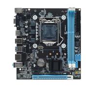 Pesfehhy 1 Pezzo Scheda Madre per Computer H81 DDR3 16G LGA1150 PC Main Board Nera VGA+-Compatible+Porta RJ45 Supporto 3.0 2.0 I3 I5 I7