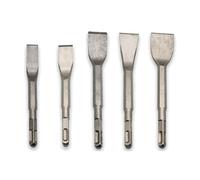 Pesfehhy 5pcs Elettrico Scelta Raschietto Scalpello Scelta Raschietto Foratura Massoneria Calcestruzzo Trapano Piastrella Forbici Piatto Punta Forbici Piatto Punta Punta Maniglia Quadrata