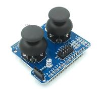 Pesfehhy Modulo Joystick Dual PS2 per Blocchi di Costruzione Elettronici JoyStick -Compatible R3 Intestazione Pin