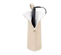Pesfehhy Supporto e tappetino per caldo, borsa da viaggio resistente al per arricciacapelli, piatto - organizer per strumenti per capelli per beige