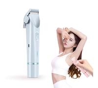 Peshoriadm Shaver, Peshoriadm Comfort 2 in 1 Electric Lady Shaver, Dual Head Bikini Trimmer, Ipx7 Waterproof Wet & Dry Use for Underarms, Legs, Face, Arm, Intimate Areas (Blue)