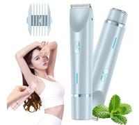 Peshoriadm Shaver, Peshoriadm Comfort 2 in 1 Electric Lady Shaver, Ipx7 Waterproof Wet and Dry Electric Razors for Underarms, Legs, Face, Body, Arm (Blue)