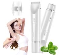 Peshoriadm Shaver, Peshoriadm Comfort 2 in 1 Electric Lady Shaver, Ipx7 Waterproof Wet and Dry Electric Razors for Underarms, Legs, Face, Body, Arm (White)