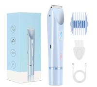 Peshoriadm Shaver, Peshoriadm Razor, Women's Double Head Shaver Private Parts Trimming Ladies Shavers Electric Hair Trimming Instrument, for Underarms, Legs, Face, Arm (Blue)