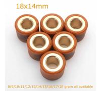 Pesi a rulli scorrevoli variatore 18x14mm 8g 9g 10g 11g 12g 13g 14g 15g 16g 17g 18g Set da 8 pezzi compatibile con GY6 150 125CC 157QMJ Scooter 4 tempi Moto Go Kart(8 gram)