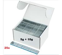 Pesi adesivi equilibratura cerchi in lega auto moto zinco piombo 25 pezzi 5 10g