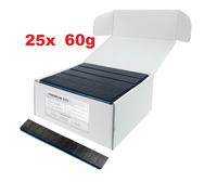 Pesi adesivi equilibratura piombo cerchi lega auto moto 25 pezzi 5gx12 nero neri