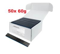 Pesi adesivi equilibratura piombo cerchi lega auto moto 50 pezzi 5gx12 nero neri