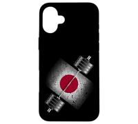 Pesi Bilanciere Bandiera Giapponese Powerlifting - Giappone Custodia per iPhone 16 Plus