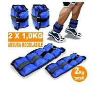 Pesi Caviglie e Polsi SPORT FITNESS POLSIERE CAVIGLIERE 1Kg 2KG 3kg 4KG 5KG 6KG