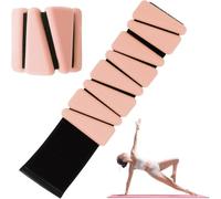 Pesi da polso regolabili in silicone, set da 2, 0,9 kg | Indossabile alla caviglia e al polso, yoga e pilates, danza e jogging, esercizi in piscina, donne e uomini